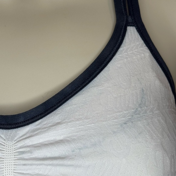 NUX White and Black Sports Bra - Picture 2 of 10